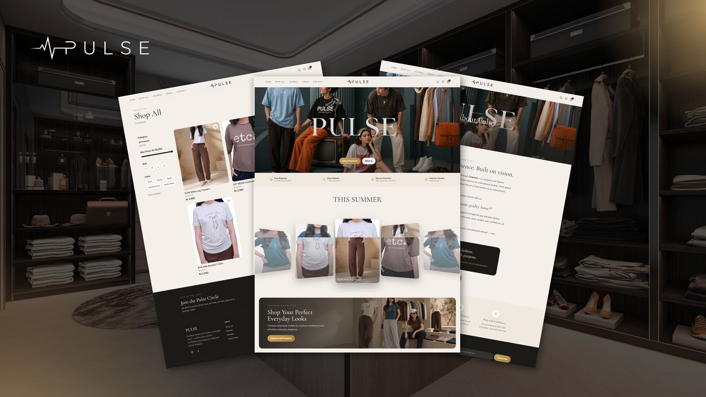 Zimtech web design project showcase — modern branded website mockup